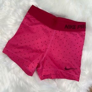 Pink Nike shorts